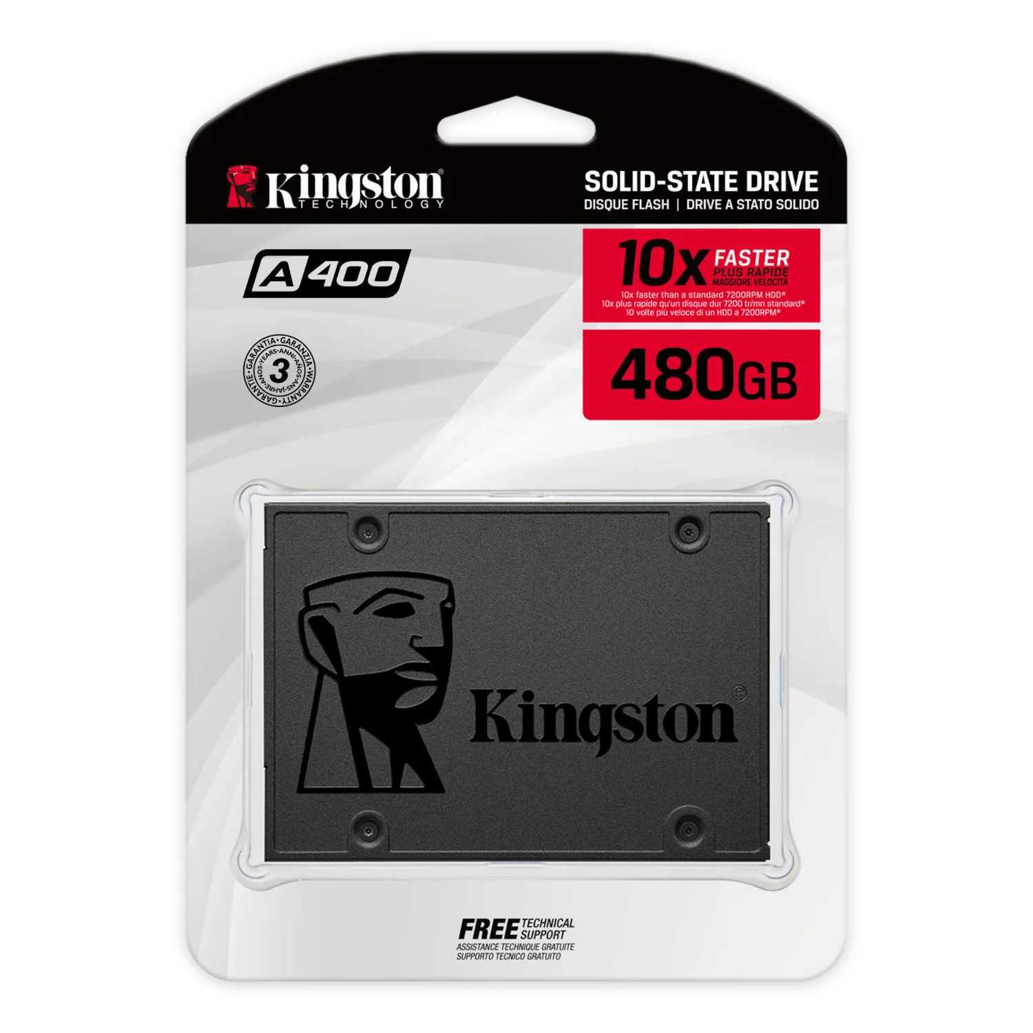SSD Interno Kingston A400 480GB SATA III