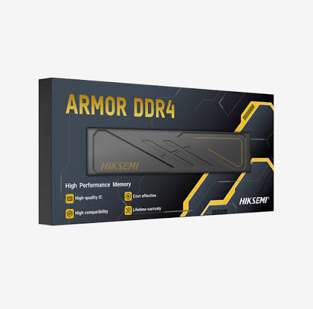 Memoria RAM Hiksemi Armor 16GB DDR4 3200MHz Black (HSC416U32D2_16G)