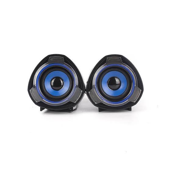 Parlante Gamer 2.0 Halion HA-S228 Conexión USB Azul (HA-S228)
