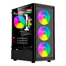 Case Thelion Gladiator GL308 con Fuente 550W y 4 Cooler ARGB (GL308)